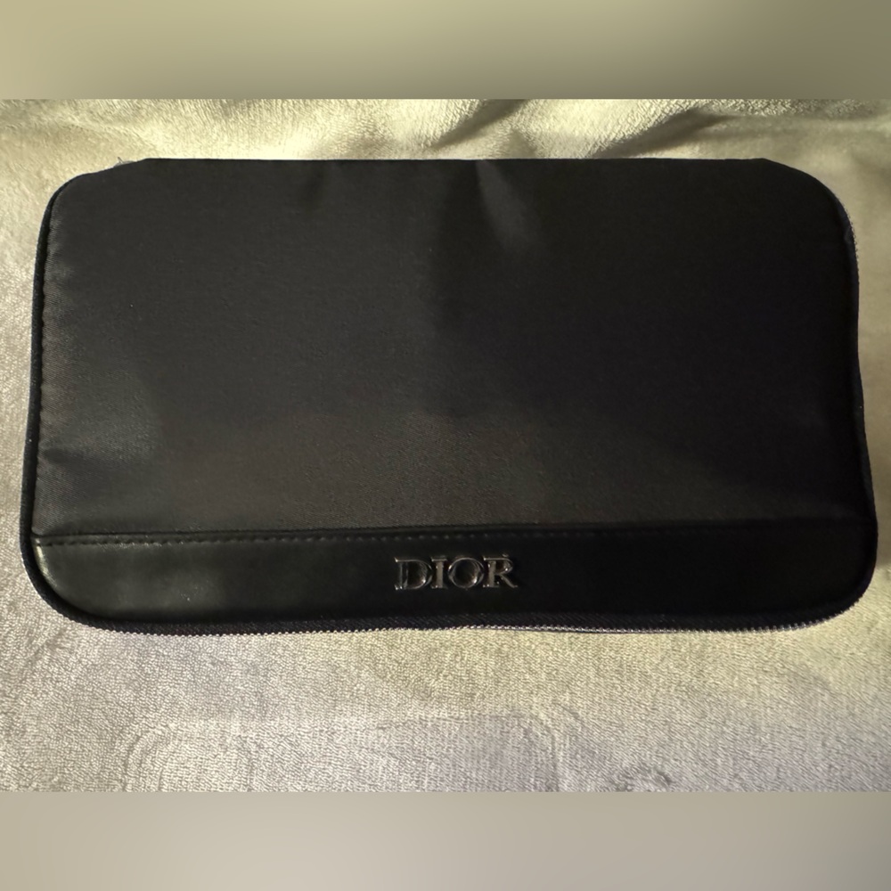 Dior Cosmetic Case - Black with Silver Hardware - VIP Gift / Novelty Product